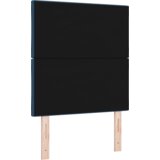  Vzglavje z LED lučmi z vzglavjem Modra 80 cm blago, (5000043908) | Shoptok.si