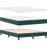  Krevet s opruga kutije Tamnozelena 200 x 140 cm Baršun | shoptok.hr