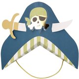 Meri Meri Papirnati klobučki v kompletu 8 ks Pirate – | Shoptok.si
