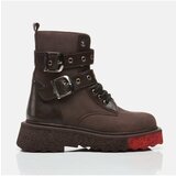 Hotiç Ankle Boots - Brown - Flat Cene
