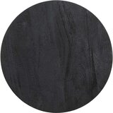 vidaXL stranska miza črna Ø40x40 cm masivni les Mango | Shoptok.si
