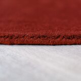 Flair Rugs Opečnato oranžna ročno tkana volnena okrogla preproga ø 150 cm Mia Segment – | Shoptok.si