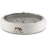  Zidni sat Versa Antiques Bijela Čelik Vintage 4 5 x 28 x 22 cm | shoptok.hr