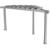  Sojag - Lima 1010 | Aluminijska pergola sa sunčanim jedrom | Trokutasta | Svijetlosiva | shoptok.hr