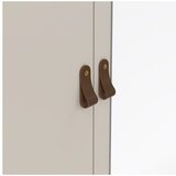 Tvilum Sivo-bež garderobna omara z ogledalom 150x199x58 cm Madrid – | Shoptok.si