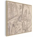  Slika - Frida Kahlo – Frida and Her Contemporaries 60x60 U prirodnom drvenom okviru | shoptok.hr
