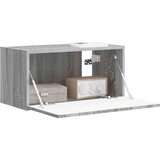 TV stenska omara Siva Sonoma 60 x 31 x 29.5 cm Konstruiran les, (5000092143) | Shoptok.si