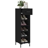  za cipele crni 30 x 35 x 105 cm od konstruiranog drva | shoptok.hr