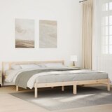  Dugi okvir kreveta bez madraca 180 x 220 cm od borovine | shoptok.hr
