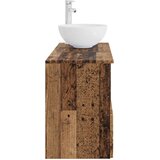  Set namještaja za kupaonicu 2 kom. Staro drvo Konstruirano drvo Smeđa 49,5 x 41 x 80 cm | shoptok.hr