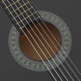  Klasična gitara za početnike crna 4/4 39" od drva lipe | Eponuda.com