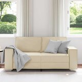  Dvosjed Sofe Krem 140 cm Umjetna koža | shoptok.hr