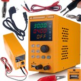 Rosfix AmpForce RAFEP-3210 Laboratorijski Napajalnik – 32V 10A, USB QC, 300W, OCP/OVP, 3 Spomini | 150×80×230 mm, (21656551) | Shoptok.si