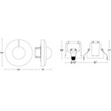 Steinel 079697 - senzor pokreta is 345 COM1 230V bela | Eponuda.com