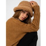 Fashion Hunters OCH BELLA oversize camel sweater with braids Cene