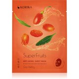 KORIKA SuperFruits Goji Berry - Set of 5 Anti-aging Face Sheet Masks set mask za obraz po znižani ceni Goji berry (s pomlajevalnim učinkom) | Shoptok.si