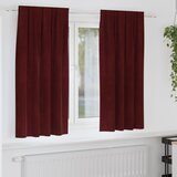 vidaXL Zavjese Crvena boja vina Poliester 140 x 175 cm Ukrasni umetci | shoptok.hr