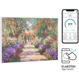 Klarstein Wonderwall Air Art Smart, infracrveni grijač, 80 x 60 cm, 500 W, vrtna staza | shoptok.hr