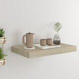 vidaXL plutajuća zidna polica boja hrasta 40 x 23 x 3,8 cm MDF Cijene