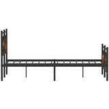 vidaXL Okvir kreveta bez madraca boja hrasta 120 x 200 cm drveni | shoptok.hr