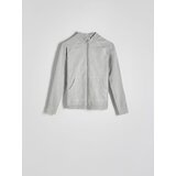 Reserved - Majica s patentnim zatvaračem - light grey | shoptok.hr