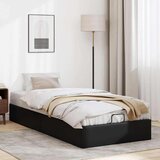  Otomanski okvir kreveta bez madraca crni 100x200cm umjetne kože | shoptok.hr