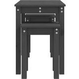  Komplet mizic 3 kosi siva trdna borovina, (20715491) | Shoptok.si
