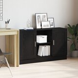 vidaXL Komoda Crni hrast Konstruirano drvo 120 x 30.5 x 70 cm Komoda Cijene