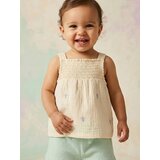 Sinsay Pamučna bluza na naramenicama s izvezenim cvjetnim motivom | shoptok.hr