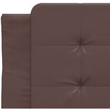 vidaXL Posteljni okvir z vzglavjem rjav 80x200 cm umetno usnje, (21111960) | Shoptok.si