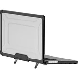 Ohišje za MacBook Pro 16" Trdo protishodno ohišje s zložljivim stojalom, Črna, (5000064159)