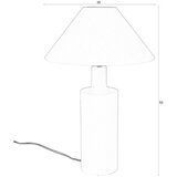 Zuiver Kovinska namizna svetilka v srebrni barvi s kovinskim senčilom (višina 53 cm) Wonders – | Shoptok.si
