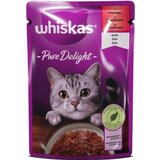 Whiskas Pure Delight govedina vrečka 85 g | Shoptok.si