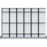 ANKE Komplet razdelilnikov za predale ŠxG 900 x 600 mm, ⅙-delitev, za višino sprednjega dela 60 mm | Shoptok.si