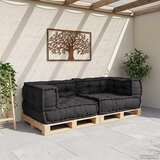  Modularna sofa s 2 sjedišta Antracit 140x70x36 Tkanina | Eponuda.com
