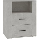 vidaXL Nočna omarica betonsko siva 50x36x60 cm inženirski les, (20730844) | Shoptok.si
