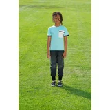 Sisley Dječja pamučna majica kratkih rukava boja: tirkizna, glatki model