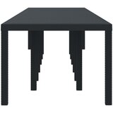  Stol za vrt Antracit 400 x 100 x 73 cm poliratan | shoptok.hr