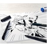 Flomaster PITT ARTIST MANGA BLACK SET PK4 FABER CASTELL 167132 CRNI BLISTER | Shoptok.si