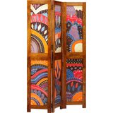 vidaXL pregrada za prostor 3 plošče medene rjave 35x1.5x160 cm trdni les akacija Cene