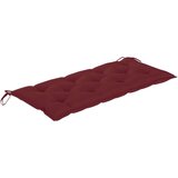  Sklopiva vrtna klupa s jastukom 118 cm od bambusa | shoptok.hr