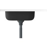  Sudoper s cjedilom srebrni 600 x 600 x 155 mm čelični | shoptok.hr