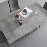 Bessagi Home jedilna miza sanna, sivo barvano steklo | Shoptok.si
