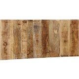 vidaXL Naglavna deska 120 cm iz masivnega neobdelanega lesa Mango, (21792308) | Shoptok.si