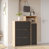 Hanah home cipelarnik Ico3-Sa, 108 cm, hrast / antracit | Eponuda.com