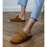 D/CEO Brown closed-toe sandals on a cork sole Lerins | Shoptok.si