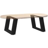 vidaXL noge kavne mizice u-oblika 2 kosa črna 50x(30-31) cm jeklo | Shoptok.si