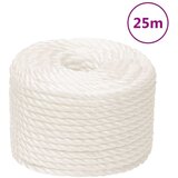 vidaXL Delovna vrv bela 10 mm 25 m polipropilen | Shoptok.si