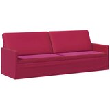  Set sofe 2 pcs Vinska crvena Baršun - boja crnog vina 1-Sjedalo + 3-Sjedalo (210 cm) | shoptok.hr
