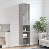  Visoka komoda siva sonome 34,5x34x180 cm od konstruiranog drva | shoptok.hr